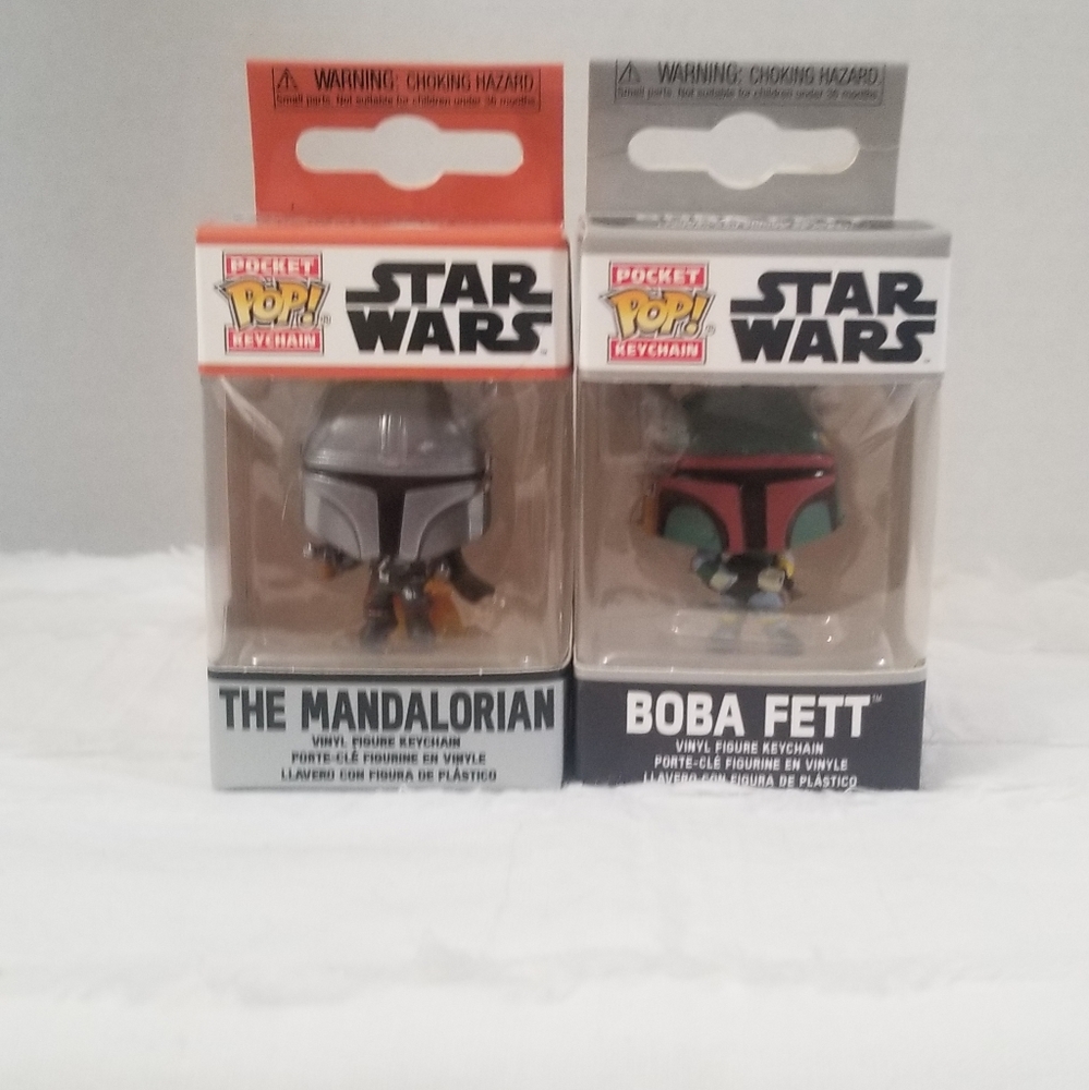 Funko Pocket Pop Keychain Mandalorian bundle